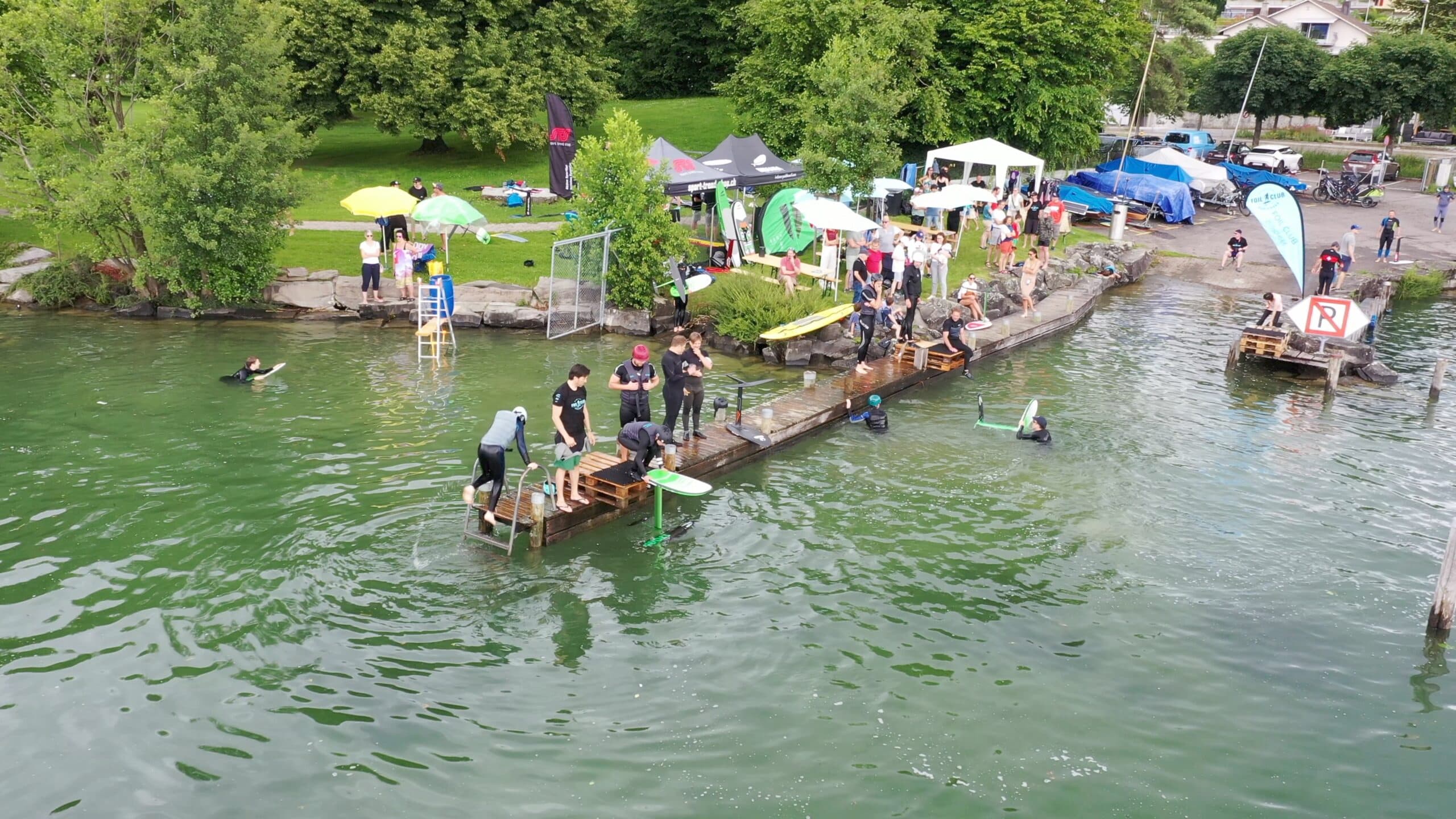 Foil Club Zürichsee — Drohnenaufnahme